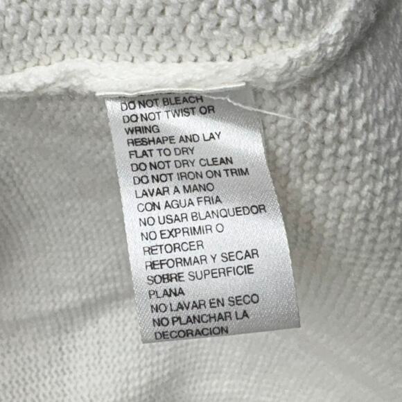 Vintage Sweater Floral Embroidered Beaded Sequin Cardigan Carolyn Taylor Size L - Picture 4 of 6